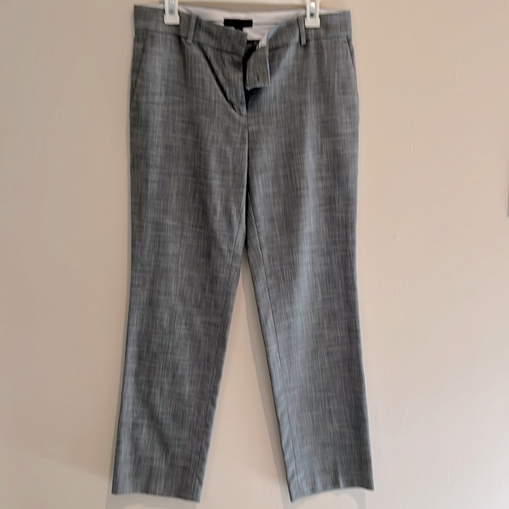 Ann Taylor dress pants - light grey hatch print size 6